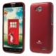 Obal Jelly Case LG L90 Dual - Červený lesklý třpytivý