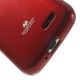 Obal Jelly Case LG L90 Dual - Červený lesklý třpytivý