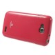 Obal Jelly Case LG L90 Dual - Tmavě růžový lesklý třpytivý