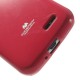 Obal Jelly Case LG L90 Dual - Tmavě růžový lesklý třpytivý