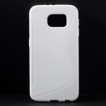 Pouzdro / Obal S-curve - Bílé - Galaxy S6