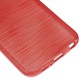 Pouzdro / Obal - Broušený vzor, červený - Galaxy S6