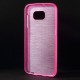 Pouzdro / Obal - Broušený vzor, růžový - Galaxy S6