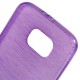 Pouzdro / Obal - Broušený vzor, fialový - Galaxy S6