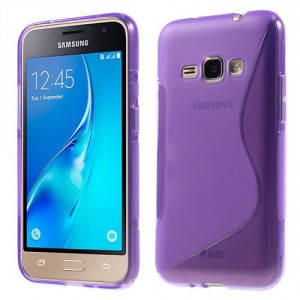 Pouzdro / Obal S-Curve Galaxy J1 (2016) - fialový