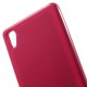 Obal Jelly Case Xperia X - tmavě růžový třpytivý