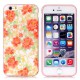 Pouzdro MFashion iPhone 6 - pružné, růžové - Květy 06
