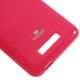 Pouzdro Jelly Case Asus Zenfone 3 Max ZC520TL - tmavě růžové lesklé třpytivé