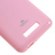 Pouzdro Jelly Case Asus Zenfone 3 Max ZC520TL - světle růžové lesklé třpytivé