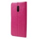 Tenké koženkové pouzdro Nokia 6 - Růžové
