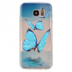 Pouzdro / Obal Galaxy S7 - Průhledné - Motýl
