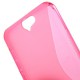 Pouzdro S-Curve HTC One A9 - růžové