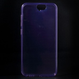 Pouzdro na HTC One A9 - průhledné fialové