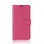 Koženkové pouzdro Alcatel A5 LED - tmavě růžové