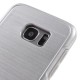 Kryt / Obal Galaxy S7 Edge - stříbrný broušený vzor