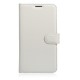 Koženkové pouzdro Zenfone 3 Max ZC553KL (5.5") - bílé