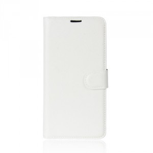Koženkové pouzdro LG Q6 - Bílé