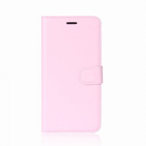 Koženkové pouzdro LG Q6 - Světle růžové