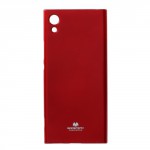 Obal  Jelly Case Xperia XA1 - červený třpytivý