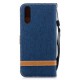 Pouzdro Huawei P20 - Textil - Modré