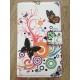 Sleva - koženkové pouzdro Wallet - Lumia 520 - Motýli 01