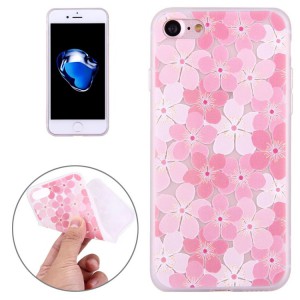 Pouzdro iPhone SE (2020), iPhone 7 , iPhone 8 - průhledné - Květy 04
